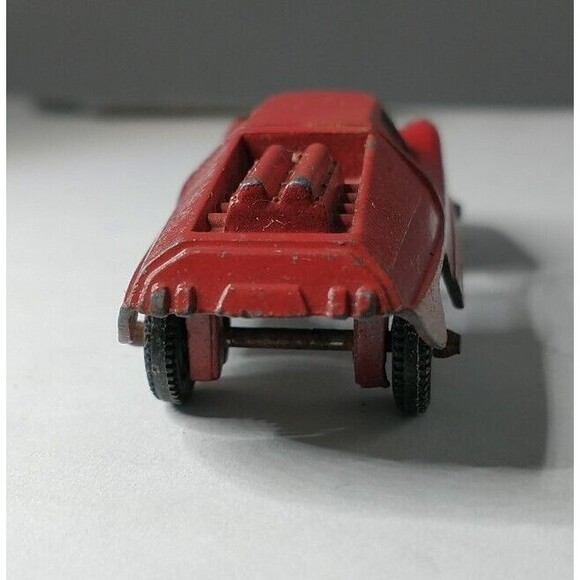 Vintage Tootsie Toy Fiat Abarth Red Made in U.S.A. Die Cast Collectible Car - Picture 6 of 13
